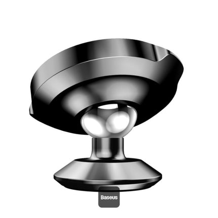Baseus Small Ears Series Magnetic Car Phone Holder - Vertical Adhesive Type Dashboard Mount - 360 Degree Rotatable Head - Powerful Magnetic Suction - Compact Minimalist Design - Universal Smartphone Compatibility