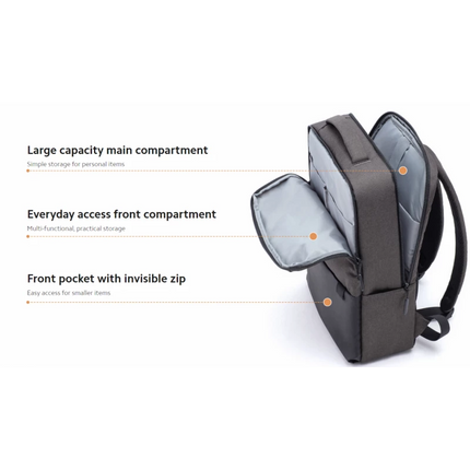 Xiaomi Mi Commuter Backpack - Water-Resistant Multi-Compartment Design - Ideal for 15.6" Laptops