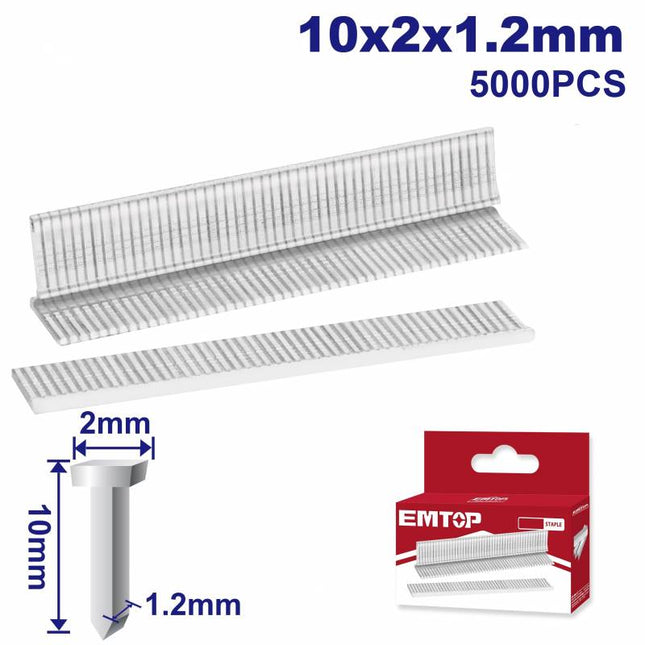 EMTOP ENAL0310  Brad Nails – 10mm (5000 pcs)