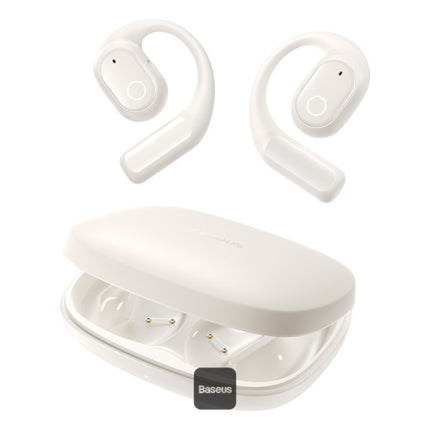 سماعات باسوس (Baseus Eli 10i Fit) لاسلكية - تصميم مفتوح للرأس (Open-Ear) - تثبيت رياضي محكم - تقنية ENC لصفاء المكالمات - مقاومة للعرق