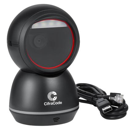قارئ باركود ثنائي الأبعاد متعدد الاتجاهات CifraCODE CN-MJ120