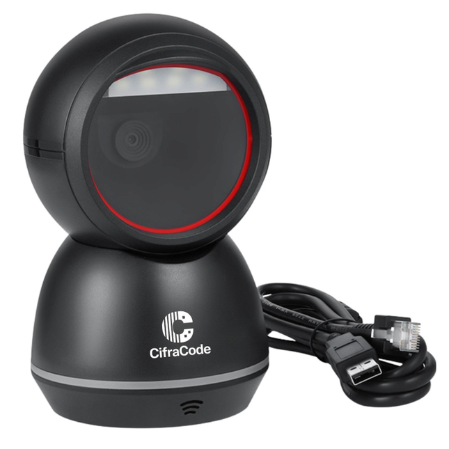 CifraCODE CN-MJ120 Omnidirectional 2D Barcode Scanner