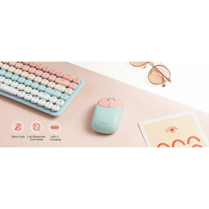 Ugreen MU102 Wireless Mouse 4000 DPI USB-C Pink