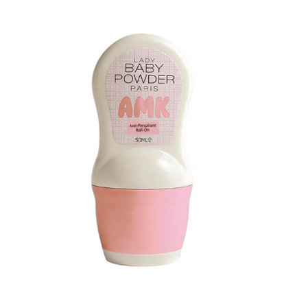 AMK Lady Baby Powder Anti-Perspirant Roll On 50ml
