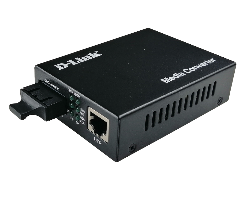 محول وسائط أحادية الوضع (SC) من 100Base-TX إلى 100Base-FX محول وسائط أحادية الوضع (SC) من 100Base-TX إلى 100Base-FX