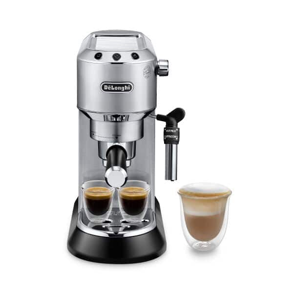 Delonghi Espresso Maker 15 Bar Pressure 1300 Watt, Stainless Steel