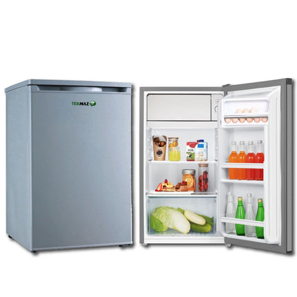 Tekmaz Mini Bar Refrigerator – 90L Silver