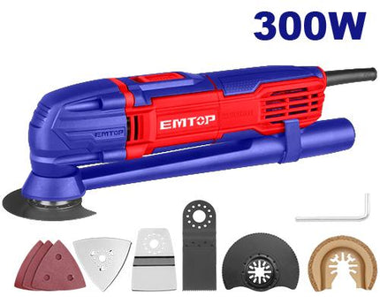 EMTOP 300W Multi-Function Tool with 9 Accessories