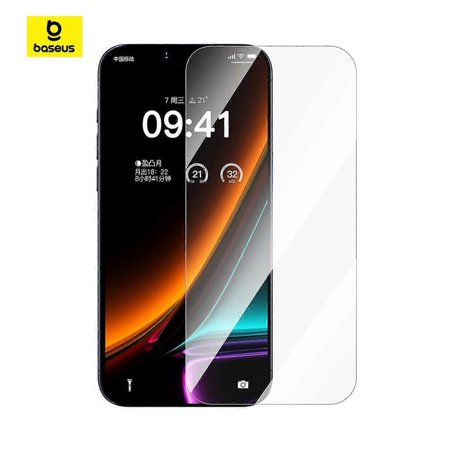 Baseus Privacy Tempered Glass Screen Protector for iPhone 16 Pro & 16 Pro Max - Anti-Peeping Technology - Full Coverage - 9H Hardness - High Clarity - Scratch Resistant