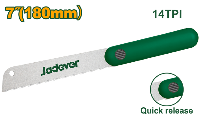 Jadever Folding Fine Woodworking Saw 7″