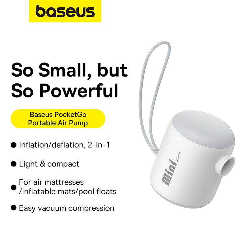 منفاخ الهواء المحمول Baseus PocketGo منفاخ الهواء المحمول Baseus PocketGo
