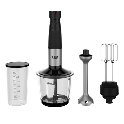 Beko Hand Mixer 750 W 12 Speed settings 1 L Glass Chopping Bowl