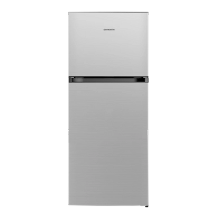 Skyworth Refrigerator Top Freezer 410L dark inox color A++ 