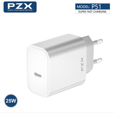 شاحن PZX P51 السريع USB-C بقوة 25w