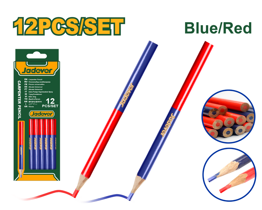 JADEVER Bi‑Color Marking Pencil Set JADEVER Bi‑Color Marking Pencil Set