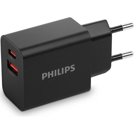 Philips DLP4325AB 20W Dual Port GaN Wall Charger