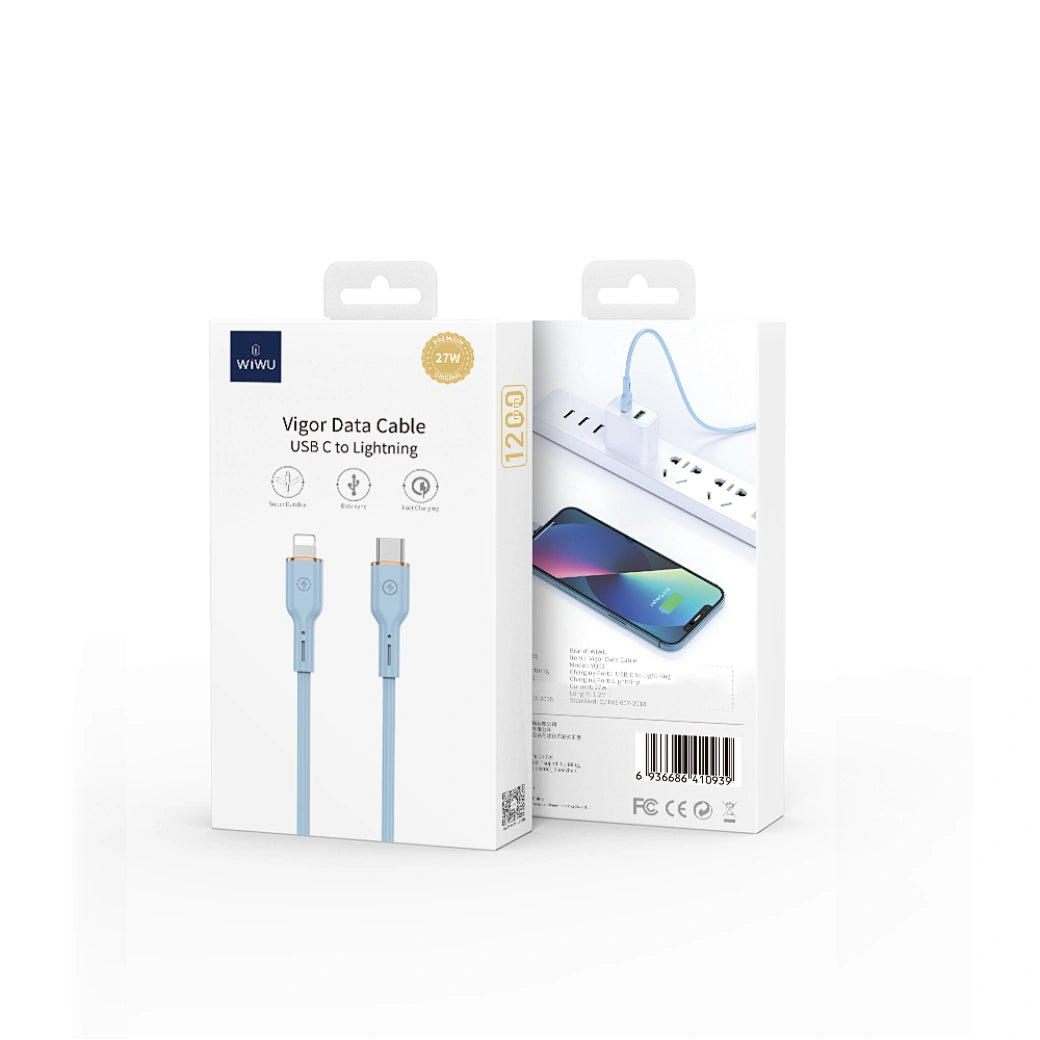 كابل شحن سريع WiWU Vitality Series USB-C إلى Lightning كابل شحن سريع WiWU Vitality Series USB-C إلى Lightning