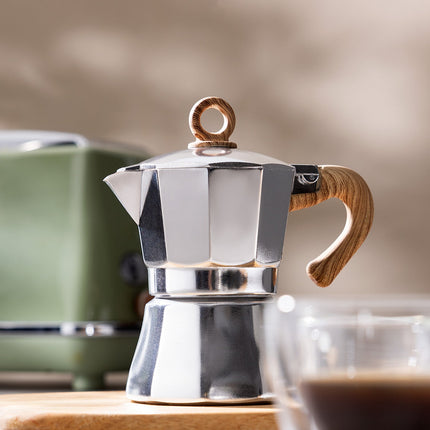 Carvi Steel Moka Pot 150ml - Espresso Coffee Maker