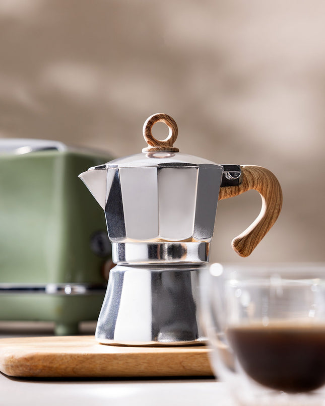 Carvi Steel Moka Pot 150ml - Espresso Coffee Maker