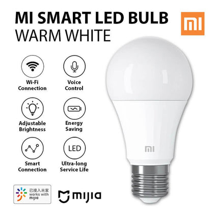مصباح LED الذكي Mi (أبيض دافئ)