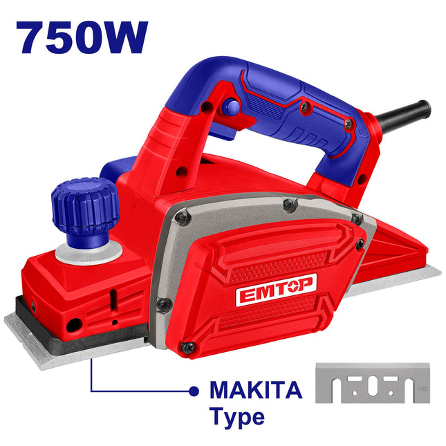 EMTOP 750W Electric Planer