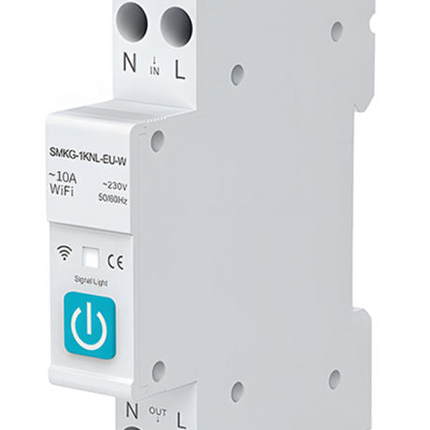 WIFI Smart Circuit Breaker With Metering - 2P 10A - Tuya