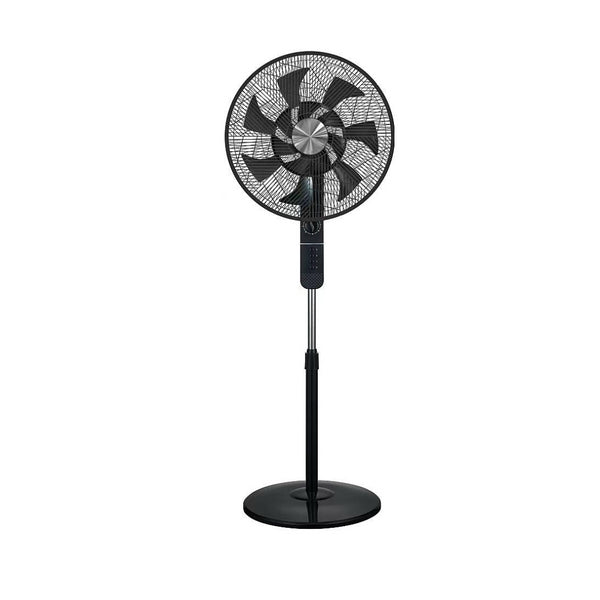 Tekmaz Stand Fan 18" Twin-Turbo with Remote – Black