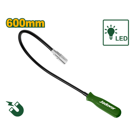 Jadever Spring Magnetic Pickup Tool with LED Light