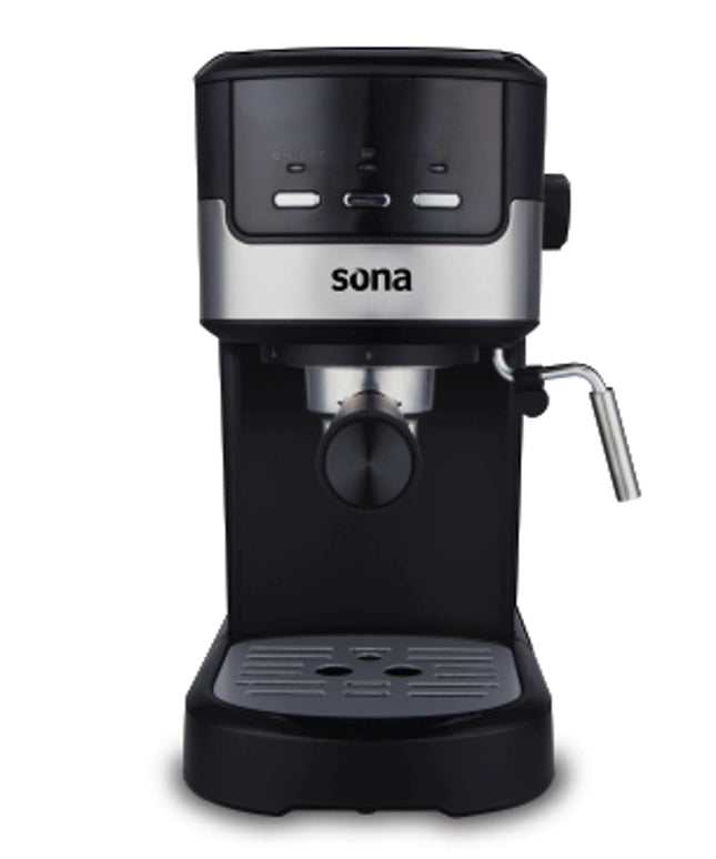 Sona Pump Espresso coffee maker 15 Bar  with milk foaming 1100W 1.2 L
