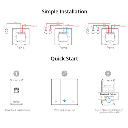 M5-3C-86 SONOFF SwitchMan Smart Wall Switch M5