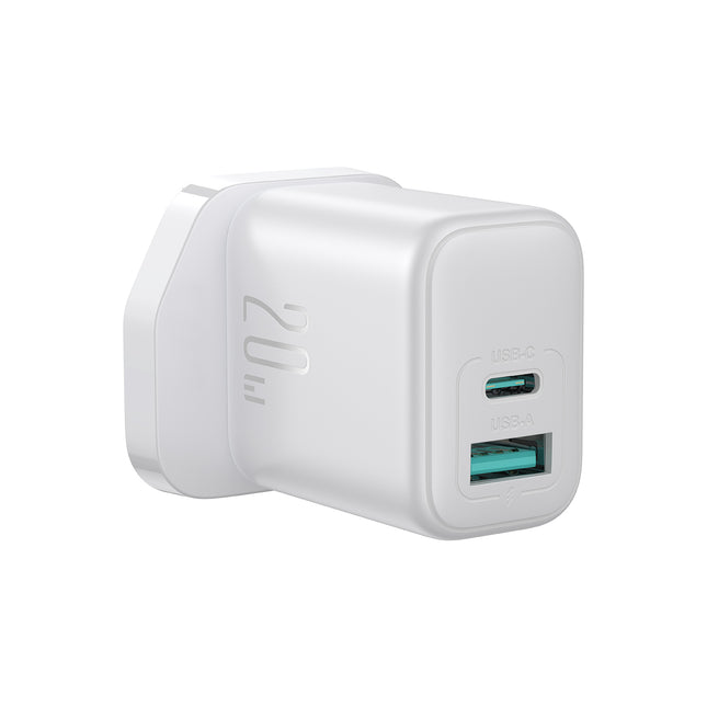 Joyroom JR-TCF21 20W Dual-Port USB-A & USB-C Charger