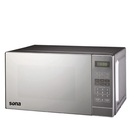 Sona Microwave 22 L Silver with mirror Glass 700 W