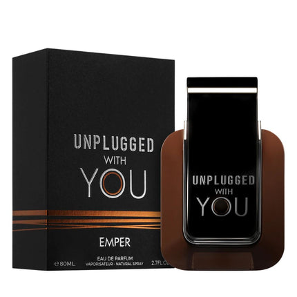 Unplugged With You Eau de Parfum for Men 80ml by Emper