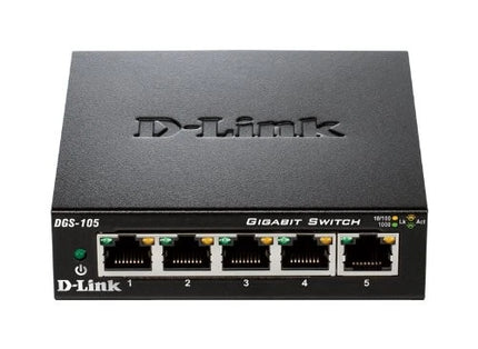 D-Link DGS-105/B 5-port 10/100/1000 Unmanaged Deskt
