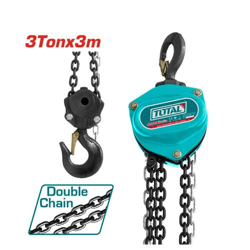 Total TCBK0203 Chain Block 3 Ton – 3 Meter Lift
