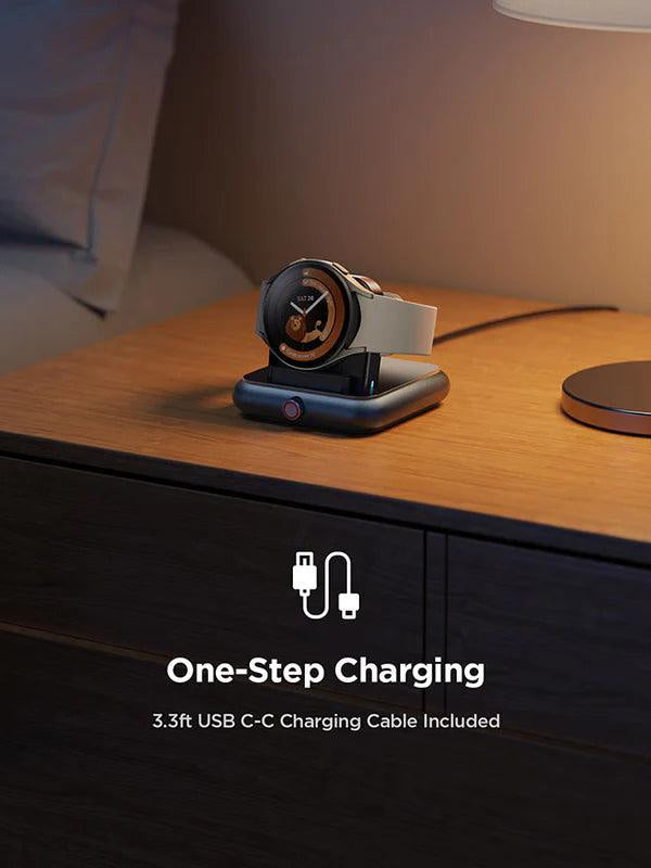 شاحن ساعة آبل (Apple Watch) اللاسلكي من جويروم (Joyroom) - كابل شحن مغناطيسي سريع وآمن شاحن ساعة آبل (Apple Watch) اللاسلكي من جويروم (Joyroom) - كابل شحن مغناطيسي سريع وآمن