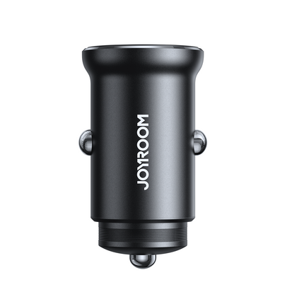 30W 2C Mini Metal Car Charger