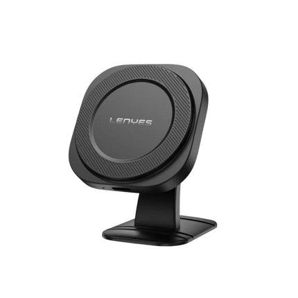 Lenyes CR194 MagSafe Compatible Magnetic Car Phone Holder - High-Power Magnets - Air Vent Mount - 360 Degree Rotation - Minimalist Design - Black