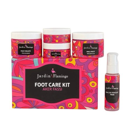 Jardin Flamingo Foot Care Kit – 5-Piece Treatment Set