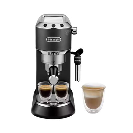 Delonghi Espresso Machine with 15-bar pressure and 1.1L capacity 1300 W Black