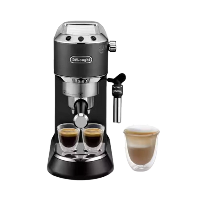 Delonghi Espresso Machine with 15-bar pressure and 1.1L capacity 1300 W Black