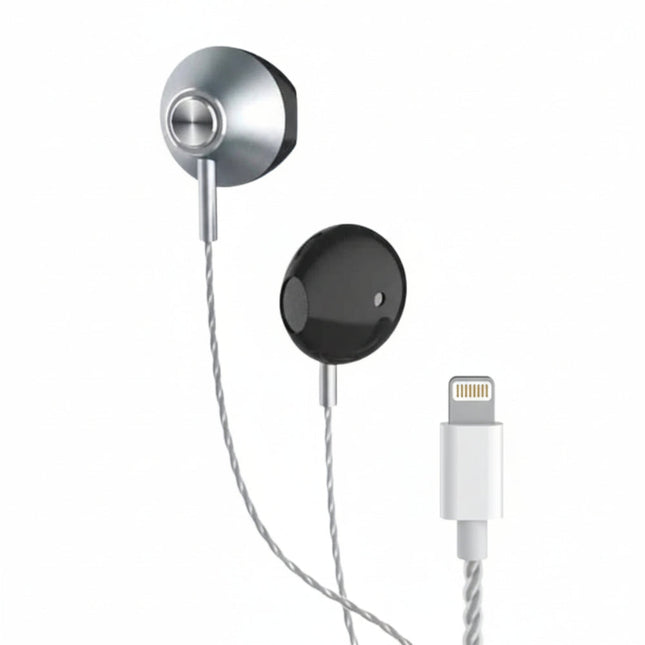 سماعة لينييس (Lenyes) سلكية داخل الأذن موديل LF103 - منفذ 3.5 مم - صوت عالي الدقة - ميكروفون مدمج وتحكم بالسلك - تصميم مريح - لون أبيض