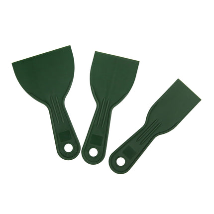 JADEVER 3‑Piece Plastic Scraper (Putty Knife) Set