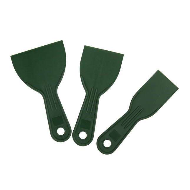 JADEVER 3‑Piece Plastic Scraper (Putty Knife) Set