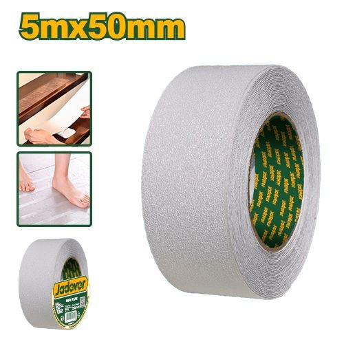 JADEVER Transparent Anti‑Slip Tape 2 Inch × 5 Meter