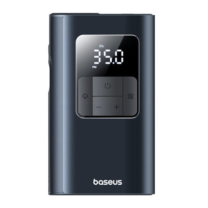 Baseus PrimeTrip VA1 Smart Tire Inflator - 2-in-1 Wired & Wireless Operation - 7500mAh Battery - 150PSI Max Pressure - Dual Digital Display - Auto-Stop Function - LED Flashlight - Black