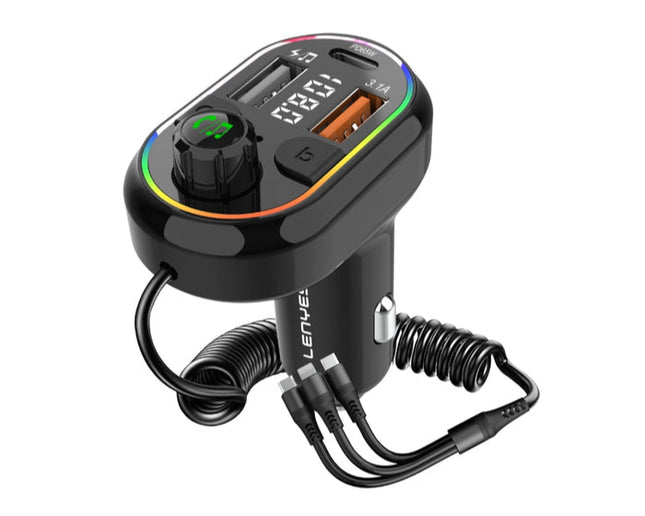  Lenyes CA887 3-in-1 Car Charger –  Back