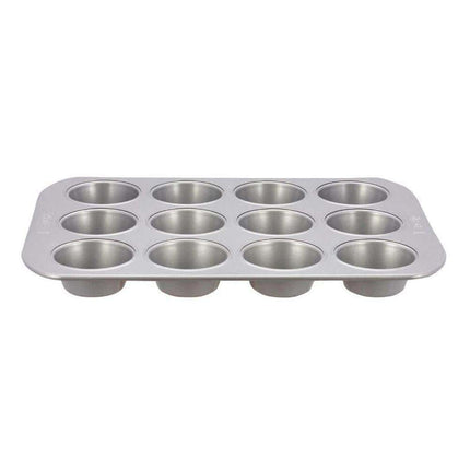 Prestige Carbon Steel Deep Muffin Tin 12-Cup, Gray