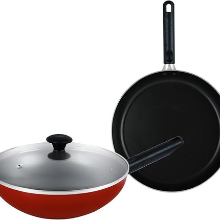 Prestige Classique 3-Piece Non-Stick Cookware Set – Red