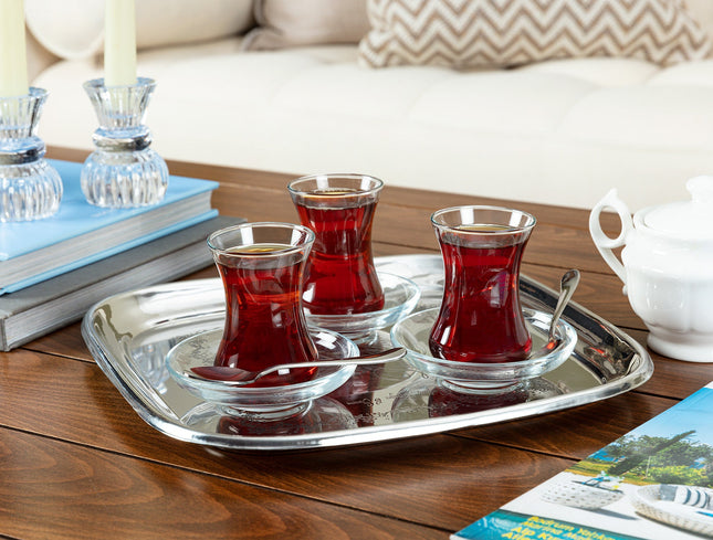 Emprise 8-Piece Tea Glass Set 108ml - Elegant Design